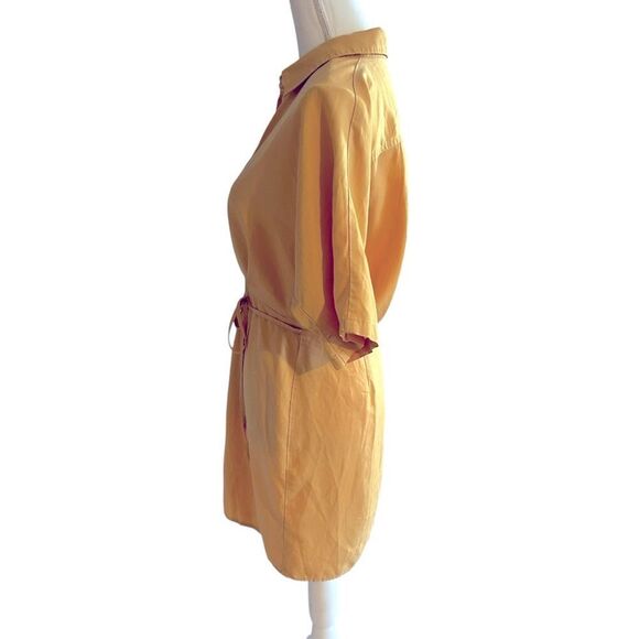 Thakoon Yellow Shirt Dress Size 4 - Picture 7 of 9